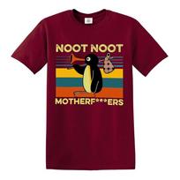 Pingu Noot Noot TShirt Unisexs Funny Motherfckers Offensive Rude Funny Top Tee 2XL