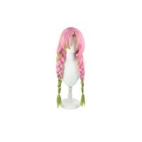 Anime Kanroji Mitsuri Cosplay Costume Kimono Haori Dress Wig Clothes Halloween Costume for Adult Children S