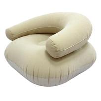 jijijing Inflatable Flocked Sofa for Adults, Heavy Duty Blow-up Lounge Chair, Single Double Air Couch Indoor Outdoor Living Room