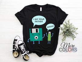 USB Floppy Disk I Am Your Father T-shirt, Geek Gifts Tshirt, Funny Geek Computer Nerd Tee Gift Shirt, Programmers Perfect Birthday IT Gift 130