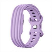 DYS silikoninė juosta Google Fitbit Air, atspari vandeniui ir prakaitui sportinė juosta, reguliuojama fitneso sekimo priemonės dirželio pakeitimas violetinė