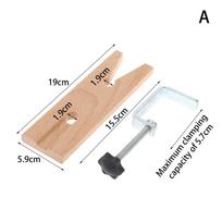 1Set Bench Pin Clamp V-Slot Bench Vise Fixing Clip For Workbench Wooden Workholding Devices Adjustable Jewelry Clamp Tool A