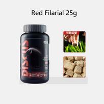 Red Blood Worm Freeze Dried Artemia Salina Tropical Aquarium Small Fish Food  Feed