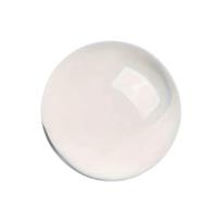 Ultra Clear Crystal Glass Ball Transparent Feng Shui Sphere Creative Lens Globe  Photo Prop 1.18 in/3 cm skaidri
