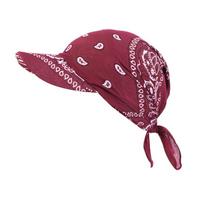 Vyriška Moteriška Unisex Raštuota Bandana Kepurė Vintažinė Boho Skara ant Galvos Skydelis nuo Saulės Kepurė Lengva Kvėpuojanti Vasaros Paplūdimio Kelionėms brown