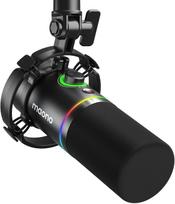 MAONO Gaming Microphone Dynamic Microphone with Dedicated PC Podcast Mute Volume Headphone RGB Compatible with Ideal for Game Voice Live and Narration