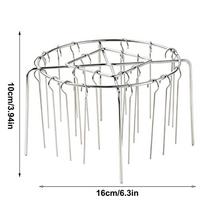 24 Skewers Air Fryer Stainless Steel Grill Vertical Skewer Hanging Oven Kebab Rack Kebab Holder Kitchen Gadgets Grill