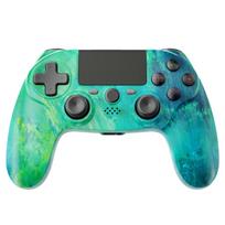 Wireless Game Controller for PS4 Bluetooth 5.0 Dual Vibration Gyroscope Aurora Green