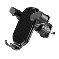 Universal Car Phone Holder Air Vent Mount Adjustable Grip Stand Compatible with Horizontal and Vertical Air Vents Secure Fit for Smartphones One Size