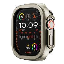 Aluminum Alloy Bezel for Apple Watch Case 49mm 45mm 41mm High Quality TPU Cover Metal Protection for Iwatch Ultra 2 Sereis 9 8 7 41mm