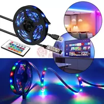 LED juosta su valdymo pultu televizoriaus apšvietimui 1M