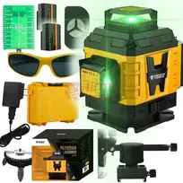 Linijinis lazerinis nivelyras 3D 16 eilučių LCD 360° RE01 MAX
