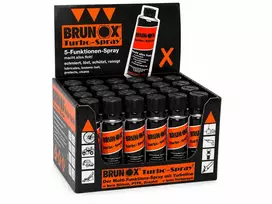 Antikorozinė daugiafunkcinė purškimo priemonė BRUNOX TURBO SPRAY, (display 24 vnt.), 100 ml