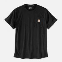 carhartt 104616 Force Pocket marškinėliai trumpomis rankovėmis juodi 93675 93675 M
