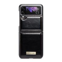 For Samsung Galaxy Z Flip3 5g Flip 3 Retro Purse Leather Case ,Caseme Luxury Magneti Card Holder Wallet Cover For Galaxy Flip 3 for Galaxy Z Flip 3 juoda