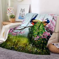 Povo rašto antklodė Itin lengva minkšta pliušinė flanelinė antklodė sofai sofai, geriausios biuro dovanos 75x90cm