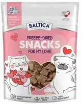 BALTICA Freeze-Dried Snacks For My Love liofilizuotos jautienos širdys – skanėstas šunims ir katėms – 10 g