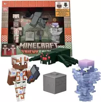Mattel Minecraft komplektas 3 figurek Tricky Trials i akcesoriów + kod