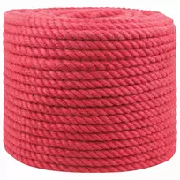 Džiuto virvė 12 mm Raudona 100% Tossa jutas