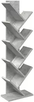Medinis bibliotekos stovas 6-lygių 30 x 18 x 100 cm