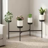 Gėlių stovas Balta 125 x 55 x 81 cm PP ir Plienas