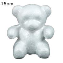 20/15 cm putplasčio meškiuko modeliavimo „pasidaryk pats“ Valentino vakarėlio dekoravimo reikmenys Dovana Small balta