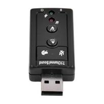 DIMAN-HD02 išorinis USB virtualus 7.1 kanalo garso plokštės garso adapteris nešiojamam kompiuteriui