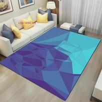 3D Geometrinis Kilimas Neoninės Šviesos Kilimai Šešiakampiai Kilimai Namams Žaidimų Kambario Dekoras Svetainei Miegamajam Paaugliams E-Sporto Kilimas 40cm x 60cm blue