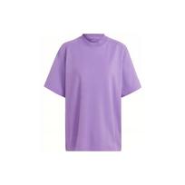 Adidas X Stella McCartney Letter Logo Print Sports Short Sleeve T-Shirt Women Tops Purple IA1514 XS