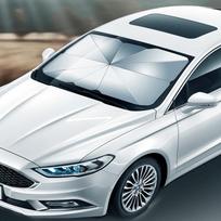 Automobilio priekinio stiklo skėtis nuo saulės, sulankstomas automobilio skėčio saulės skėčio dangtis UV blokas (Šilumos izoliacijos apsauga) automobilinis priekinis stiklas uždengia daugumą automobilių S(125*65cm/ 49*25.5inch)