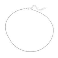 Sparkling Necklaces for Women Collarbone Chain with Lobster Clasp Hypoallergenic Jewelry for Parties Weddings white