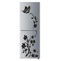Kūrybinis lipdukas ant šaldytuvo, drugelio rašto sienų lipdukai, namų dekoras, Kalėdų dovana AVE 45CMBY88CM juoda