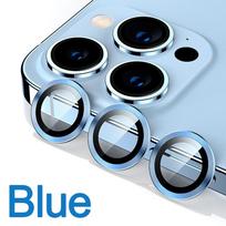 Camera Lens Protection Glass for iPhone 15 14 13 12 11 Pro Max Lens Metal Ring Protector On iPhone 13 Mini Plus 15 Pro Max Film 13 Pro (3PCS)