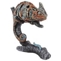 Chameleono Statulėlė Skulptūra Derva Chameleonas Laukinių Gyvūnų Figūrėlė Ornamentas Namų Stalui
