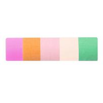5 Rolls Crepe Paper Streamers Rainbow Assorted Colored Streamers Party