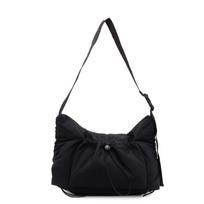 Summer new pleated shoulder bag large capacity messenger bag versatile commute to work class casual tote bag one size fits all juoda