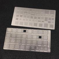 4 vnt. Universalūs BGA reballing šablonai MTK MSM CPU PM maitinimo IC sodinimui litavimo tinklelis