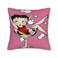 B-Bettys Boops Pagalvių užvalkalai Šiuolaikinis pagalvės užvalkalas Sofai, Foteliui, Lovai, Svetainei Minkštas pagalvės užvalkalas 12x12Inch
