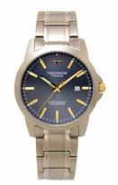 Technos T9B78IN Men's Titanium Date Watch, Silver