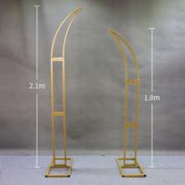 Lilangauksinio jaučio rago vestuvių arkos rinkinys (1,8 m ir 2,1 m)