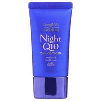 Kose - CoenRich The Premium Q10 Wrinkle White Night Medicated Hand Cream 60g