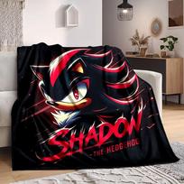 1 vnt. Šešėlinis Sonic minkštas, odai draugiškas flanelės pledas su skaitmenine spauda, įvairių dydžių, šeimai, draugams, gimtadieniui 80x120cm