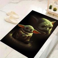 1 vnt. Disney Žvaigždžių karai Yoda rašto kilimas Plotinis kilimas Neslystantis kilimas Skalbiamas rankomis Grindų kilimėlis Tinka svetainei, miegamajam, namų dekoravimui 60cm by 90cm