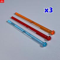MOC Bricks Dart Shooter Launcher Projectile Arrow 15400 15303 29340 Action Figure Building Blocks Assembles Particles Toy gray