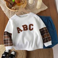 New Children's Sweatshirt Single Spring and Autumn Style Boys and Girls Casual Outer Wear Sportswear Plus Velvet Winter Wholesale 90cm balta