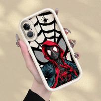 Marvel Spiderman Soft Shell Phone Case for iPhone 13 12 11 Pro Max XR XS Max 15 16 14 Plus 17 Air 16e iPhone17 Pro Max