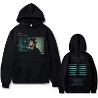 Fashion Streetwear Sportwear Weeknd Kiss Land Double Sided print men‘s Autumn fleece Hoodie Long Sleeve clothes S