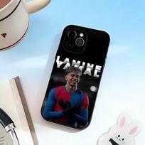 L-Lamine Y-Yamal telefono dėklas, skirtas iPhone 17,16,15,14,13,12,11 Plus,Pro Max,XS, minkštas silikoninis juodas dangtelis iPhone17PRO