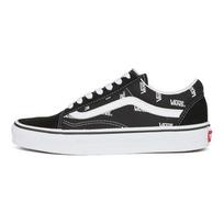 Vans Old Skool All Over Logo Lightweight Breathable Low Top Unisex Skate Shoes Standard Black VN0A3WKTQW7 37