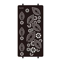 Reusable Indian Henna Tattoo Stencils, Mehndi Hand Painting Templates, DIY Flower Pattern for Body Art, Festival Makeup A